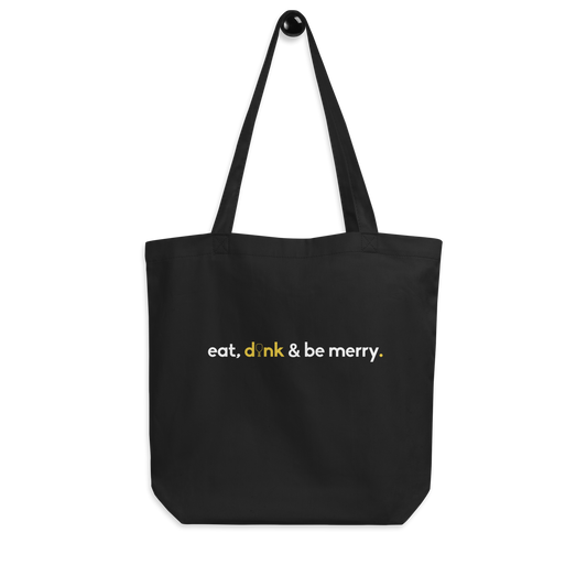 "eat, dink" Eco Tote Bag