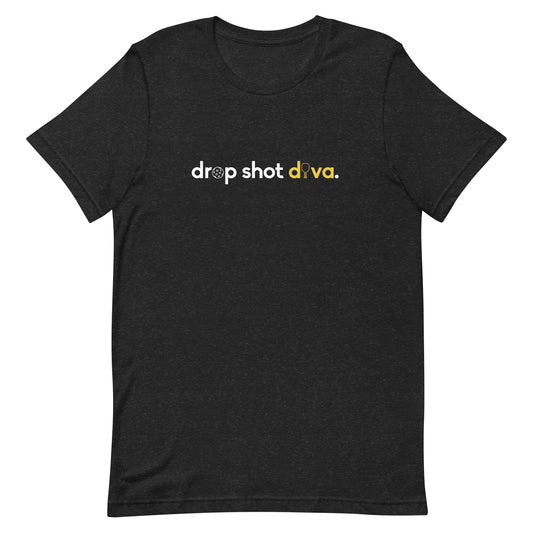 "drop shot diva" Dark Unisex Tee