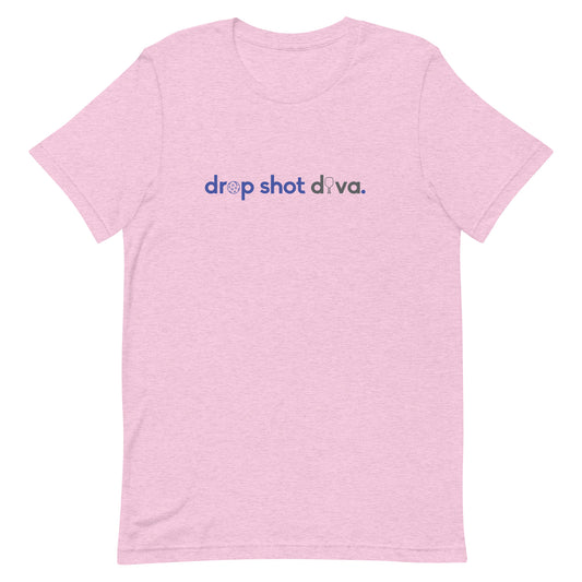 "drop shot diva" Light Unisex Tee