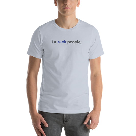 "i heart rock people" Unisex Tee