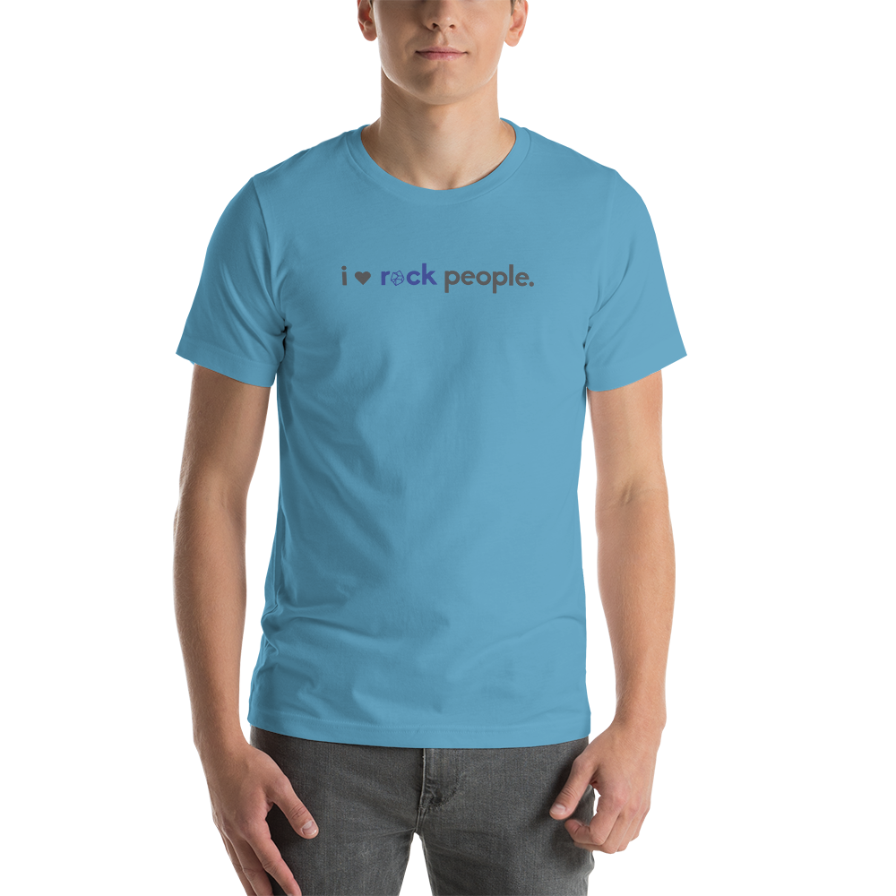 "i heart rock people" Unisex Tee