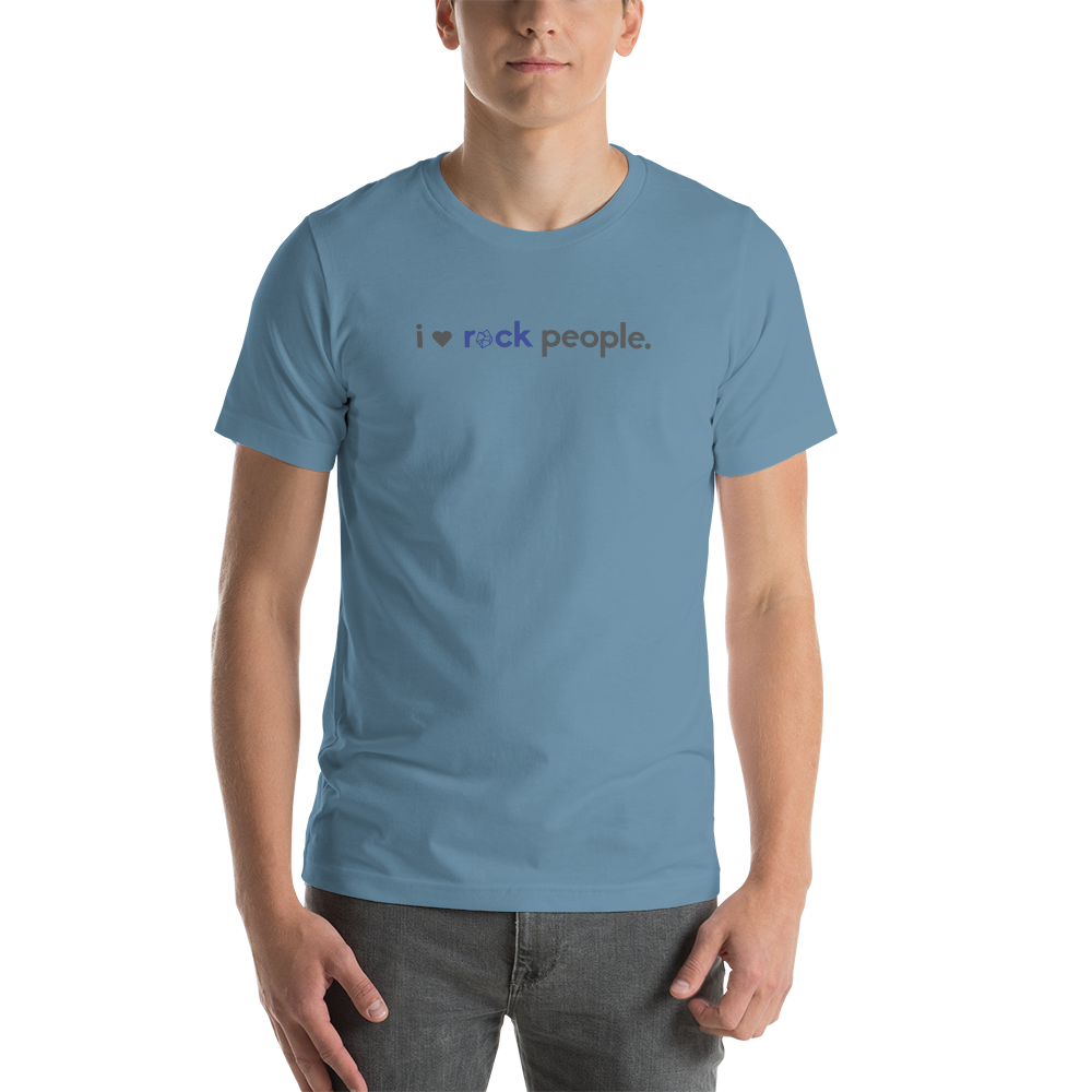 "i heart rock people" Unisex Tee