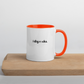 "i dig rocks" Pop o' Color Mug