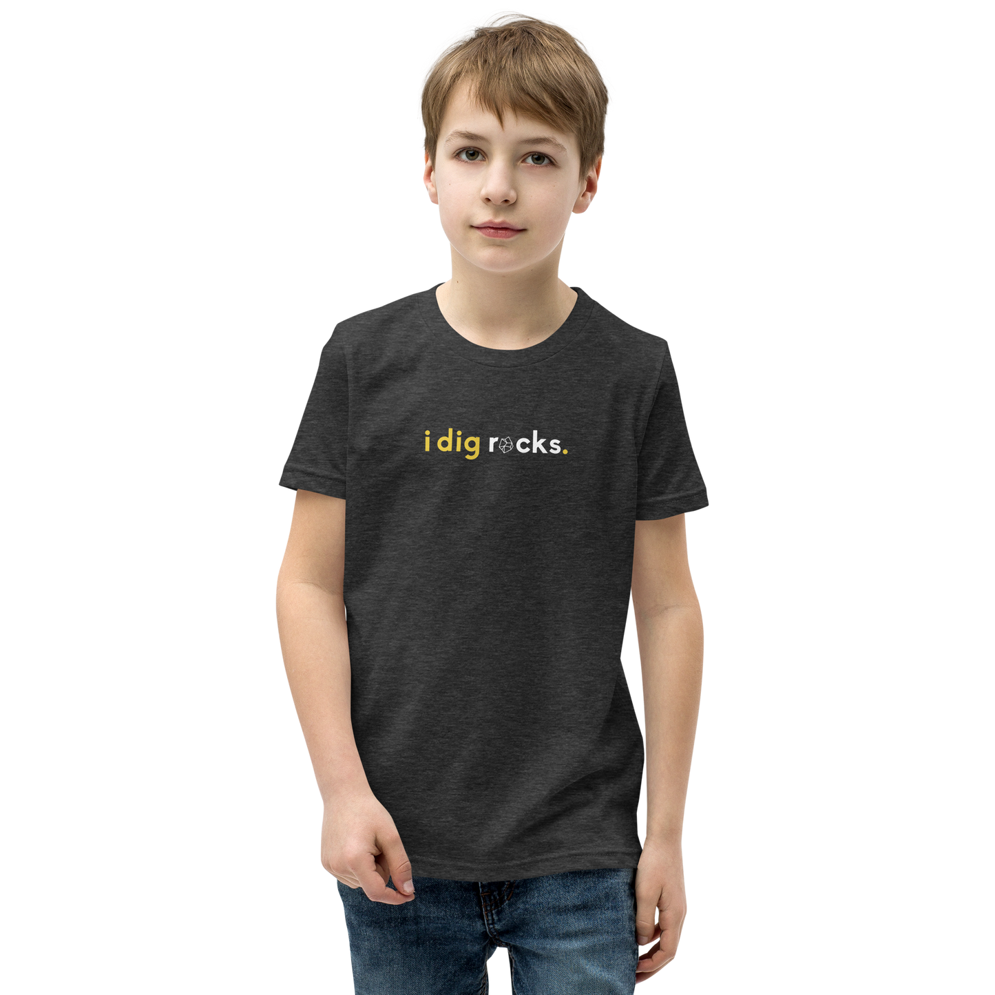 "i dig rocks" Youth Tee