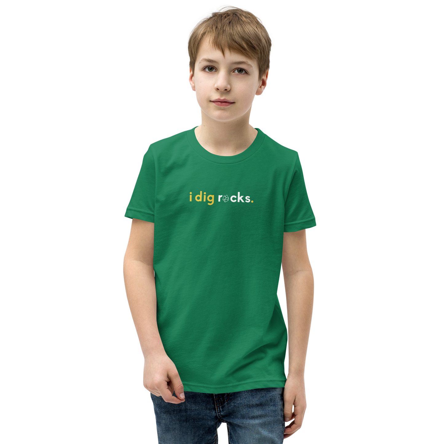 "i dig rocks" Youth Tee